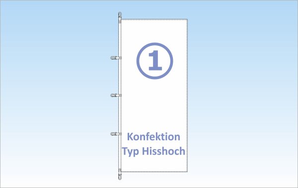 advertising flag, digital, raise vertical