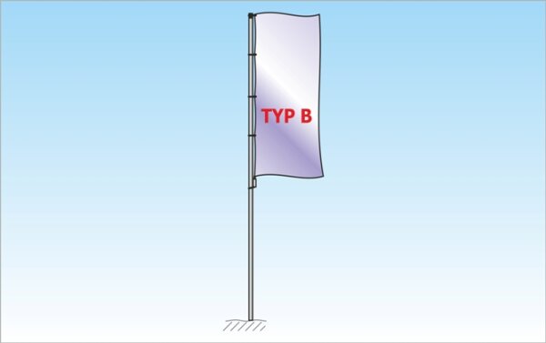 Flagpoles type B90, 8,5m