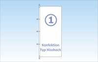 Bandeira publicitária Hißhoch