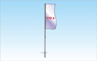 Guia de linha externa para mastro de bandeira tipo A