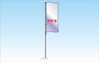 Guia de linha interna para mastro de bandeira tipo B