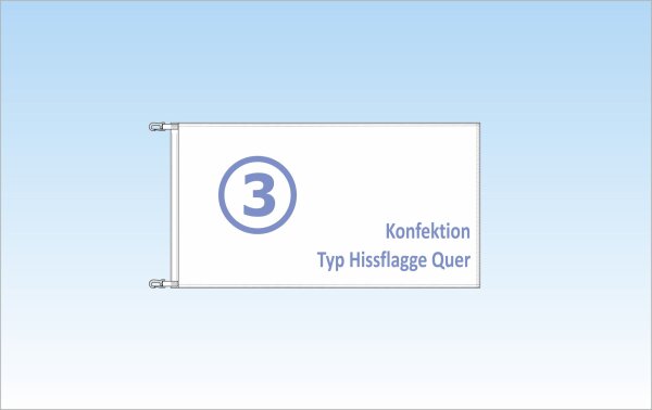 Länderflagge Nationalflagge Hißflagge Deutschland 250 x 150 cm Longlife 115 g/m² - imprimé dun côté Mousqueton gauche