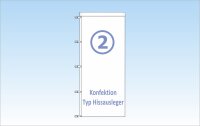 Advertising flag outrigger 150 x 400 cm Euroflag 115...