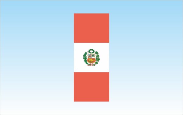 Bandeira do país Peru